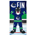 Vancouver Canucks FIN Spectra Beach Towel 30"  x 60"