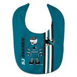 San Jose Sharks SJ SHARKIE All Pro Baby Bib