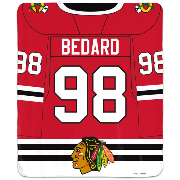 Chicago Blackhawks Blanket - Winning Image 50" x 60" Connor Bedard