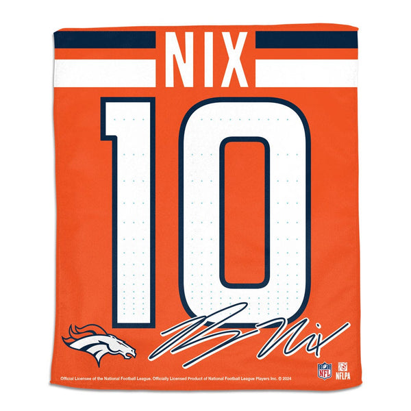 Denver Broncos Rally Towel - Full color Bo Nix