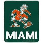 Miami Hurricanes Blanket - Winning Image 50" x 60"