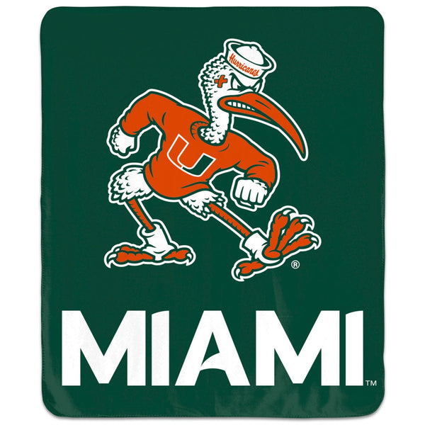 Miami Hurricanes Blanket - Winning Image 50" x 60"