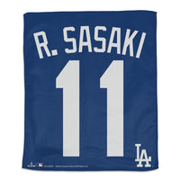 Los Angeles Dodgers Rally Towel - Full color Roki Sasaki