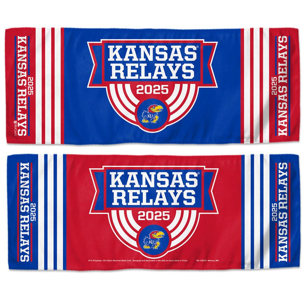 Kansas Jayhawks Cooling Towel 12" x 30"