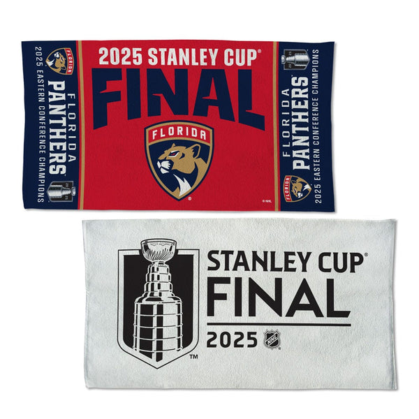 Eastern Conference Champions Florida Panthers Full Color Locker Room Towel With Back Imprint