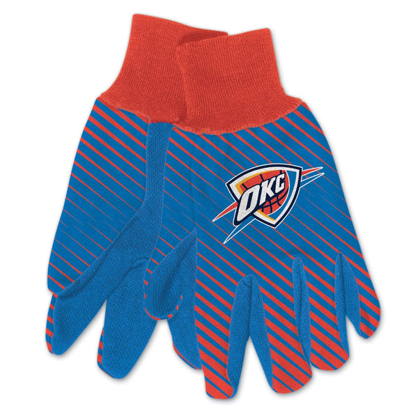 Oklahoma City Thunder Adult Two Tone Gloves