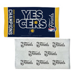 Eastern Conference Champions Indiana Pacers 2025 NBA Eastern Conferenc Full Color Locker Room Towel With Back Imprint