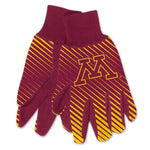 Wholesale-Minnesota Golden Gophers Adult Two Tone Gloves