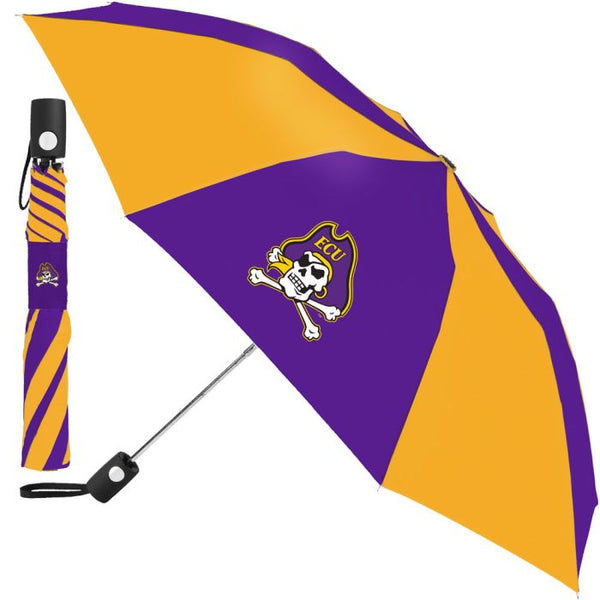 Wholesale-East Carolina Pirates Auto Folding Umbrella