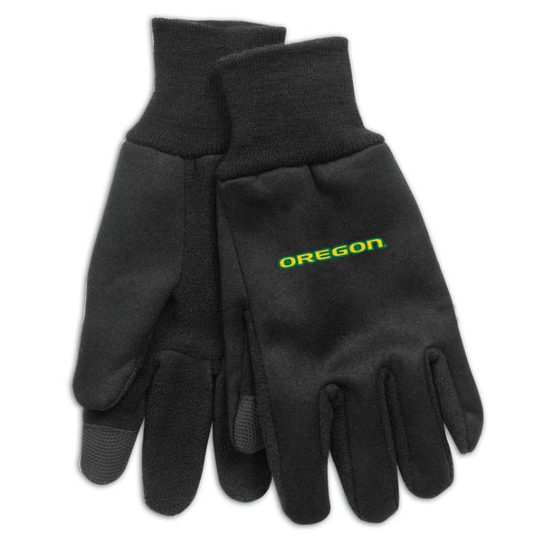 Wholesale-Oregon Ducks Technology Gloves 9 oz.