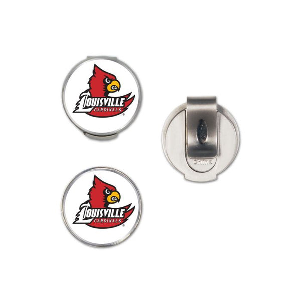 Wholesale-Louisville Cardinals Hat Clip w/2 Markers, clamshell