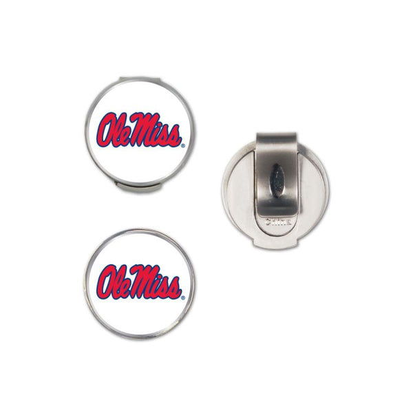 Wholesale-Ole Miss Rebels Hat Clip w/2 Markers, clamshell
