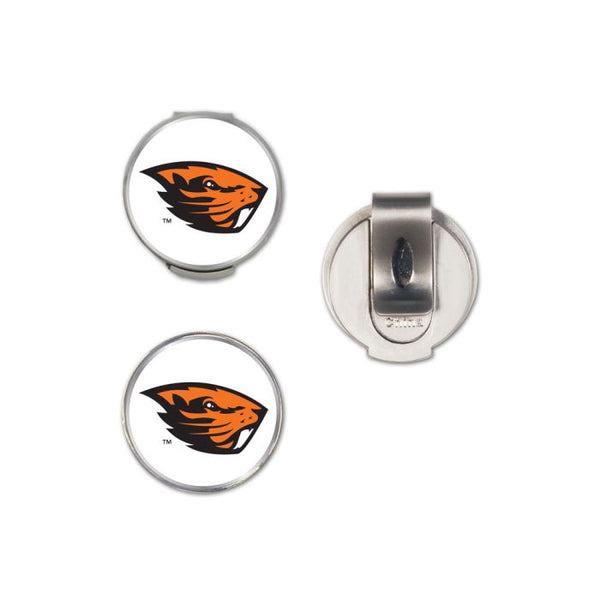 Wholesale-Oregon State Beavers Hat Clip w/2 Markers, clamshell