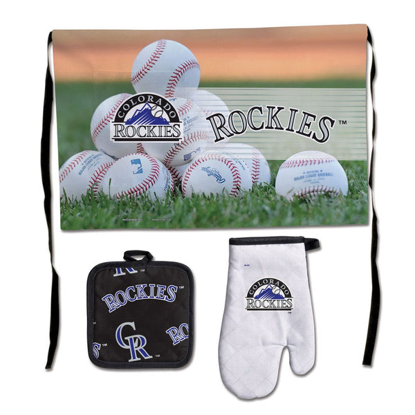 Colorado Rockies Barbeque Tailgate Set-Premium