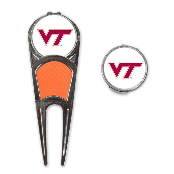 Wholesale-Virginia Tech Hokies Golf Mark/Tool/H Clip Combo*