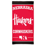 Wholesale-Nebraska Cornhuskers Fiber Beach Towel 9lb 30" x 60"