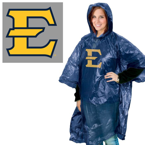 Wholesale-East Tennessee State Buccaneers Rain Poncho