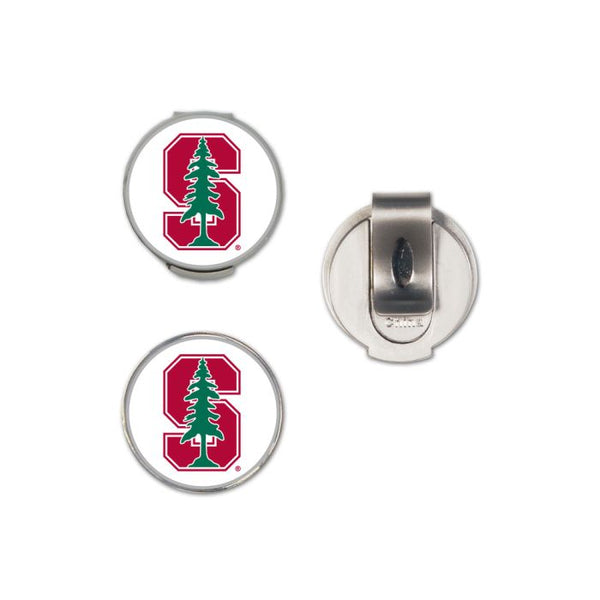 Wholesale-Stanford Cardinal Hat Clip w/2 Markers, clamshell