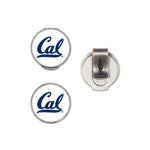 Wholesale-California Golden Bears Hat Clip w/2 Markers, clamshell