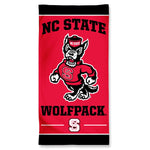 Wholesale-NC State Wolfpack Fiber Beach Towel 9lb 30" x 60"