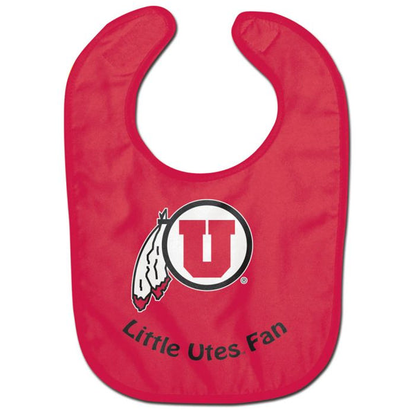 Wholesale-Utah Utes All Pro Baby Bib