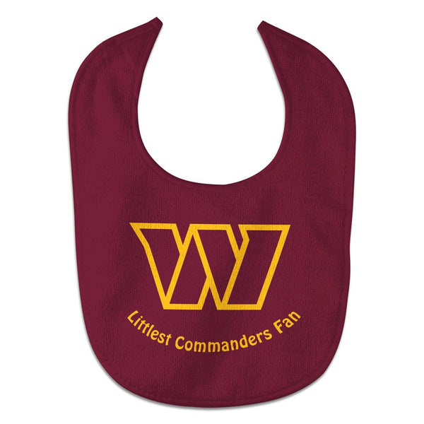 Washington Commanders LITTLEST FAN All Pro Baby Bib