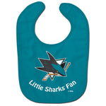 San Jose Sharks Little Fan All Pro Baby Bib