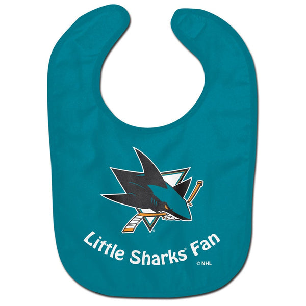 San Jose Sharks Little Fan All Pro Baby Bib