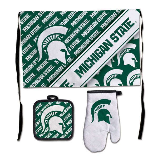 Wholesale-Michigan State Spartans Barbeque Tailgate Set-Premium