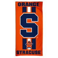 Wholesale-Syracuse Orange Fiber Beach Towel 9lb 30" x 60"