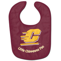 Wholesale-Central Michigan Chippewas All Pro Baby Bib