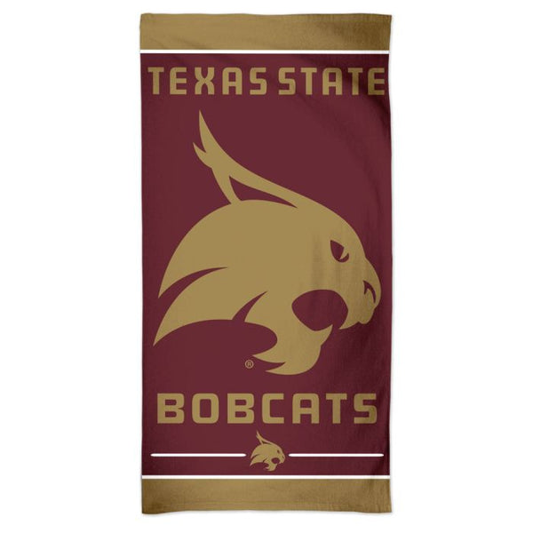 Wholesale-Texas State Bobcats Spectra Beach Towel 30" x 60"