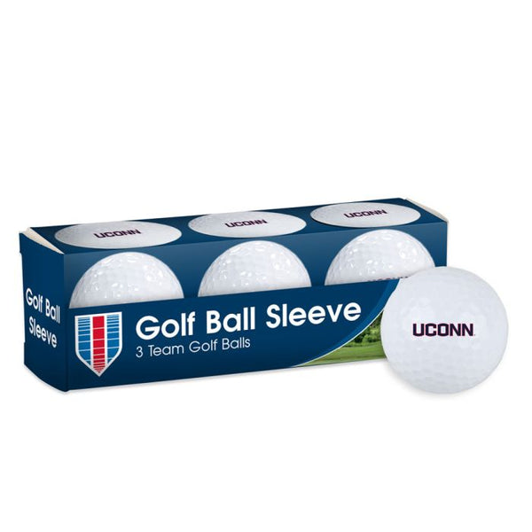 Wholesale-UConn Huskies Golf Balls - 3 pc sleeve