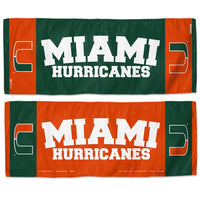 Miami Hurricanes Cooling Towel 12" x 30"