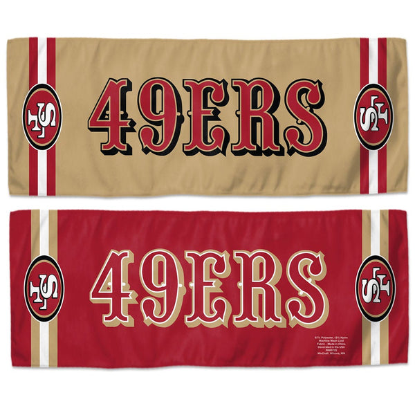 San Francisco 49ers Cooling Towel 12" x 30"