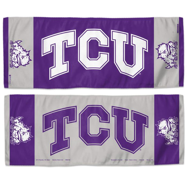 Wholesale-TCU Horned Frogs Cooling Towel 12" x 30"