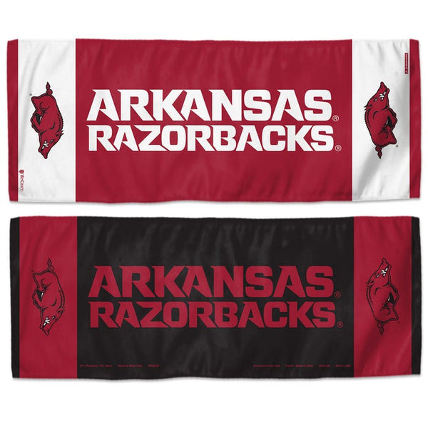 Arkansas Razorbacks Cooling Towel 12" x 30"