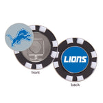 Detroit Lions Golf Poker Chip Marker