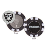 Las Vegas Raiders Golf Poker Chip Marker