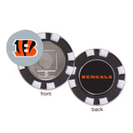 Cincinnati Bengals Golf Poker Chip Marker