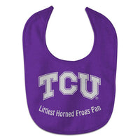 Wholesale-TCU Horned Frogs LITTLEST FAN All Pro Baby Bib