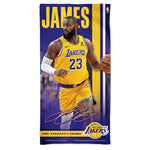 Los Angeles Lakers Spectra Beach Towel 30"  x 60" LeBron James