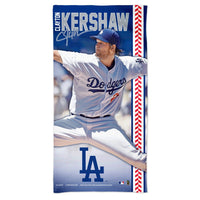 Los Angeles Dodgers Spectra Beach Towel 30"  x 60" Clayton Kershaw