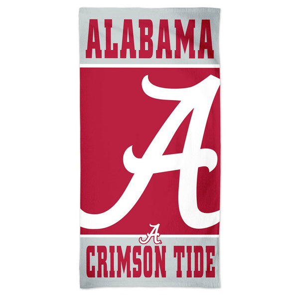 Alabama Crimson Tide VERTICAL Spectra Beach Towel 30"  x 60"