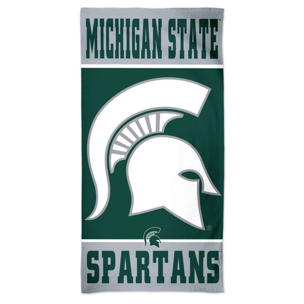 Wholesale-Michigan State Spartans VERTICAL Spectra Beach Towel 30" x 60"