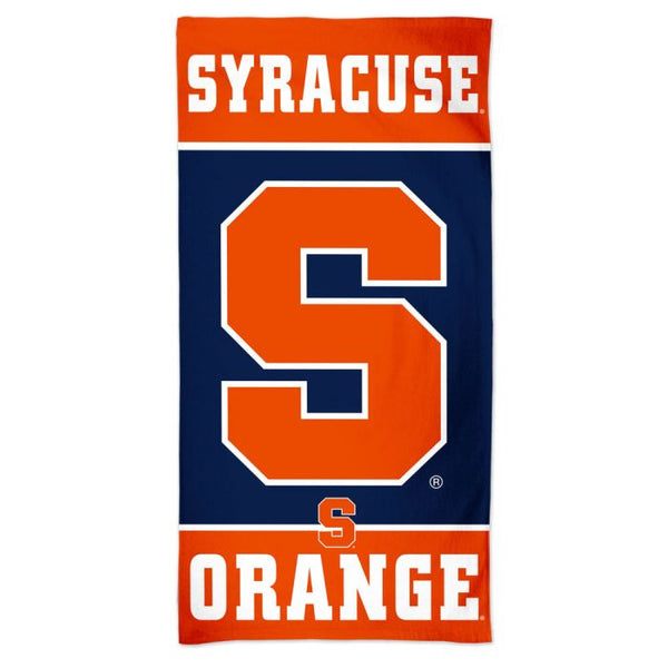 Wholesale-Syracuse Orange VERTICAL Spectra Beach Towel 30" x 60"