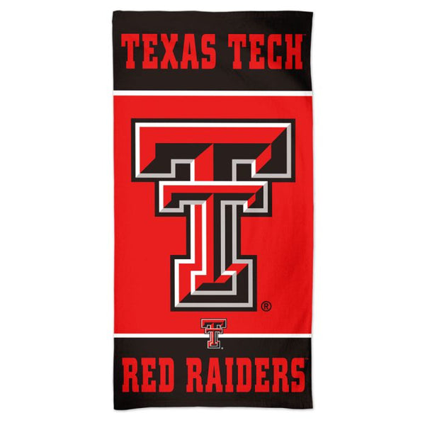 Wholesale-Texas Tech Red Raiders VERTICAL Spectra Beach Towel 30" x 60"