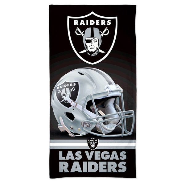 Las Vegas Raiders Spectra Beach Towel 30"  x 60"