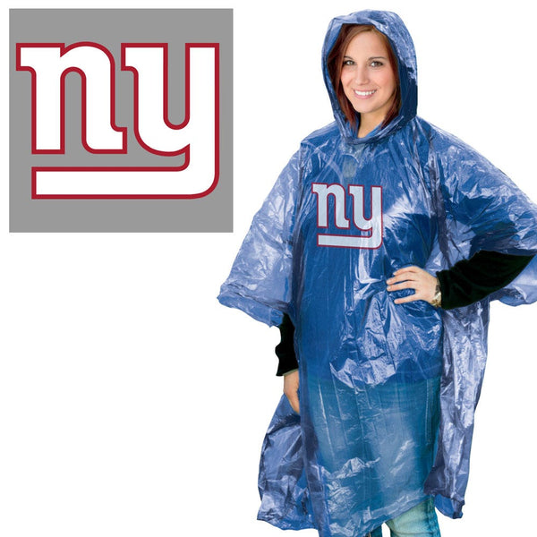 New York Giants Rain Poncho