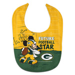 Green Bay Packers / Disney Mickey Mouse All Pro Baby Bib